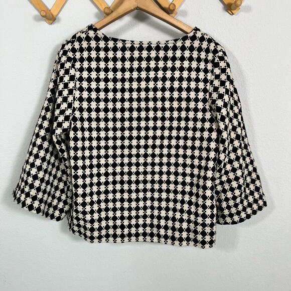 Vintage Vertigo Diamond Check Pattern Blazer - Picture 5 of 8